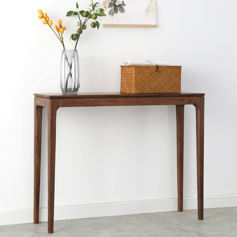 Console américaine simple brun, H 33,5 po x l 43,3 po x P 9,8 po
