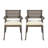 Outdoor Acacia Wood Dining Chair With Cushons-1930570400