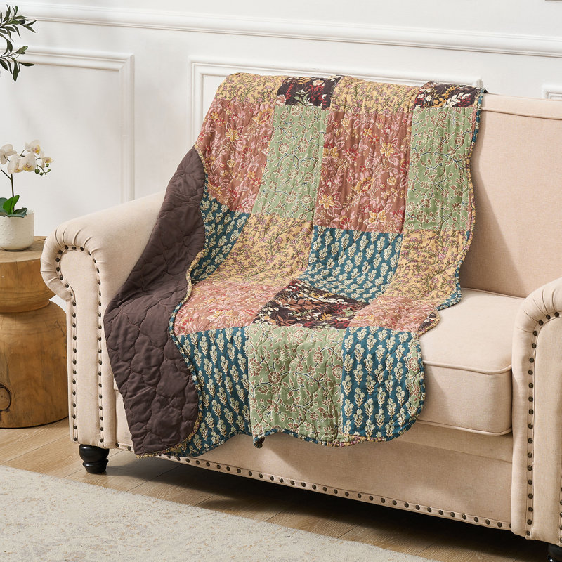 Hazel Patchwork Print Throw