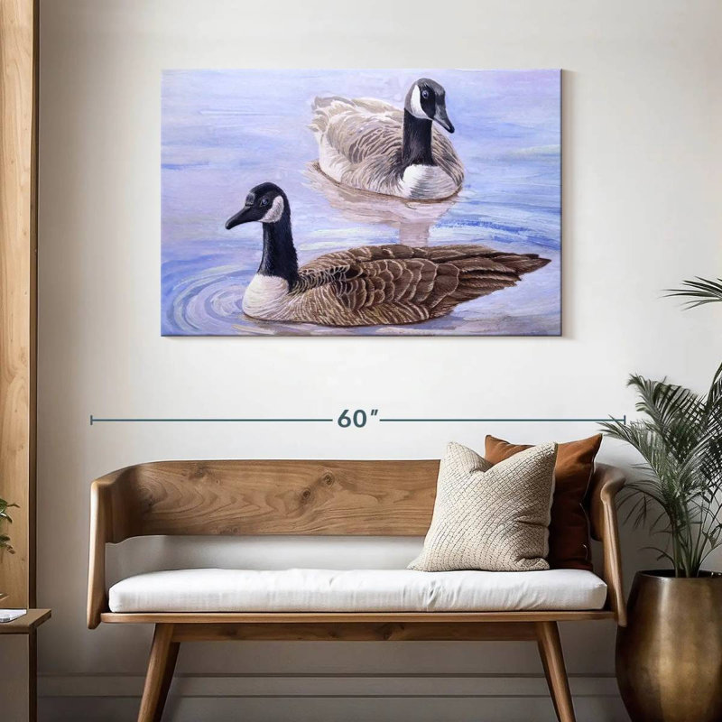 Geese, 30" H x 45" W