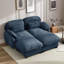 Canapé modulaire moderne rembourré avec poufs amovibles, coussins et oreillers lombaires pour salon-822917692