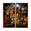 Abstract Sub-Saharan Landscape - Red Canvas Prints