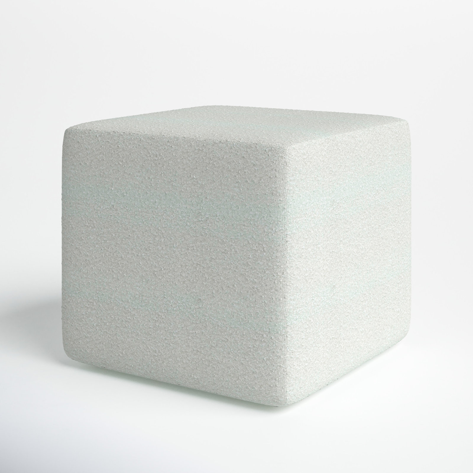 Era Upholstered Ottoman, Classic Ivory Boucle