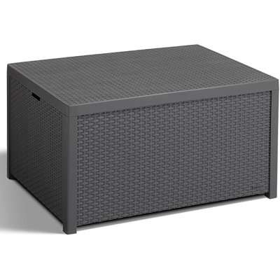 Keter Arica Storage Table Box - Graphite