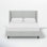 Hanson Upholstered Wingback Bed