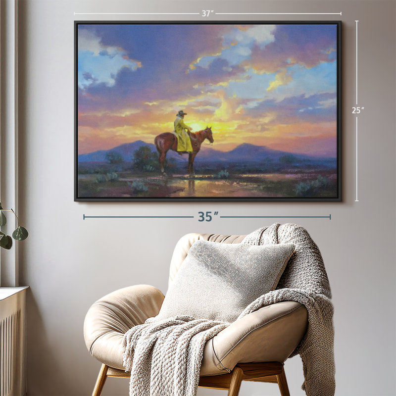 «Sun Burn Wall Art», H 25 po x l 37 po