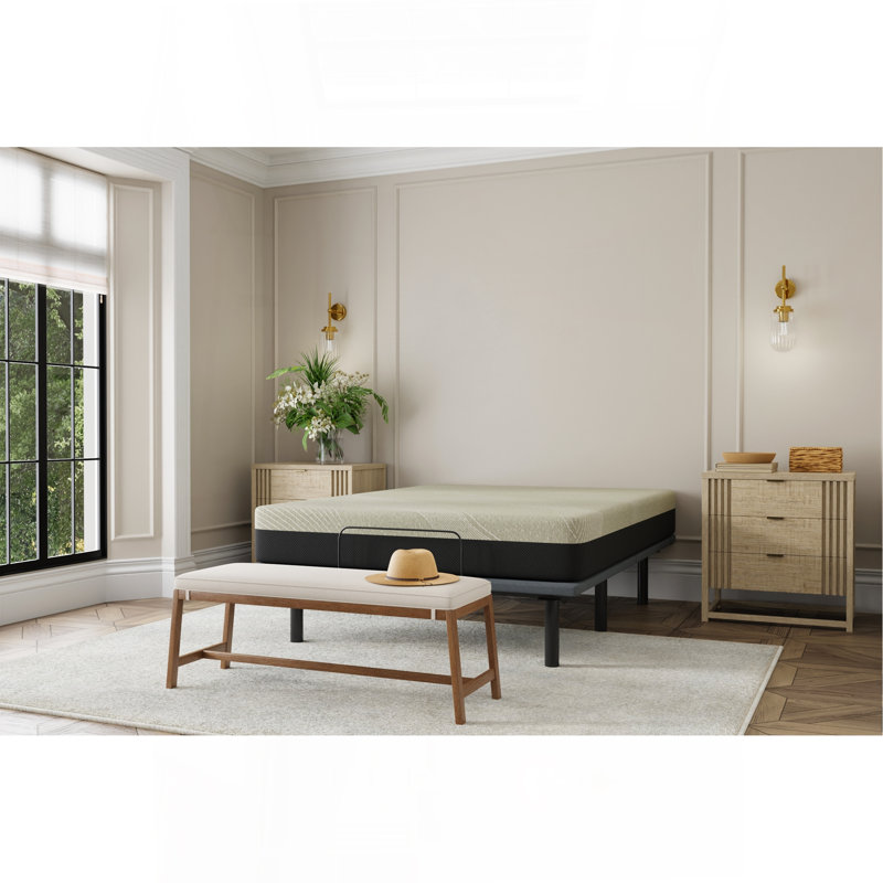 Short Queen Soft Gel Memory Foam Tight Top 12 Inch Mattress