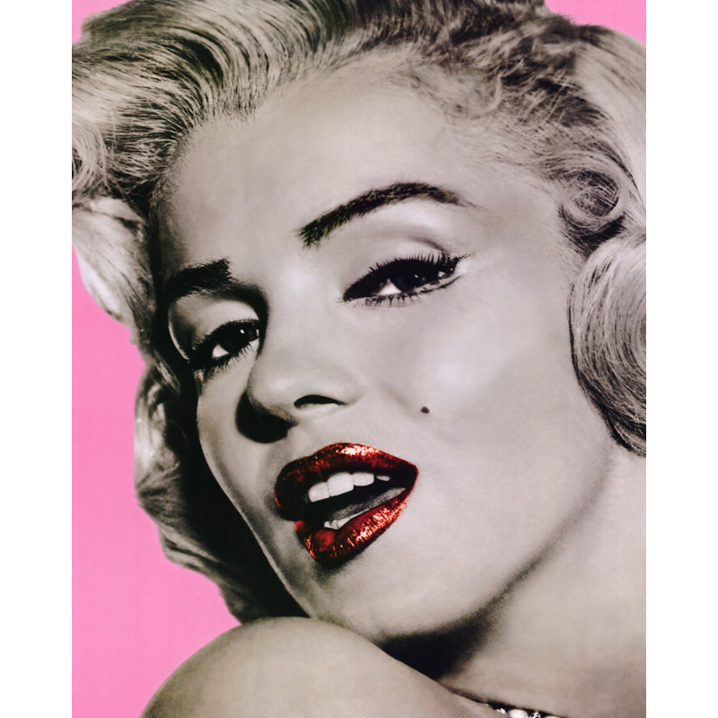 Marilyn Monroe - Lips, 24" H x 19" W