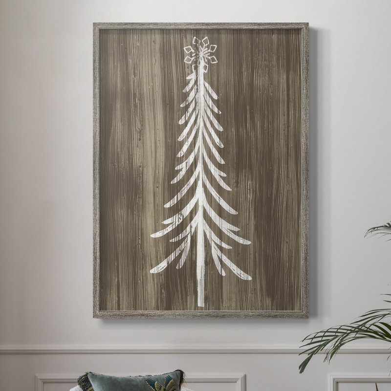 Impression encadrée Barnwood Wonderland - bois massif, H 30 po x l 24 po
