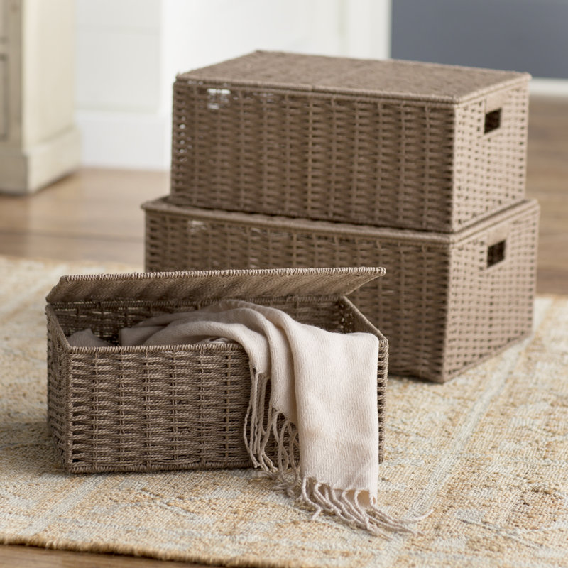 Dovecove Wicker Decorative Basket, Brown
