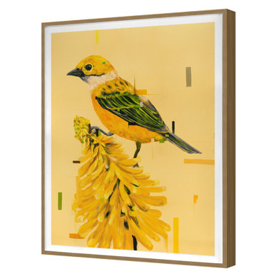 Yellow Bird Print by Hong, Hoa