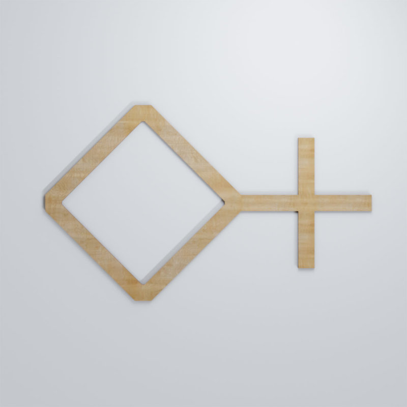 Panneaux muraux en bois Cameron, Bouleau, H 7 3/8 po x l 12 1/4 po x P 1/4 po