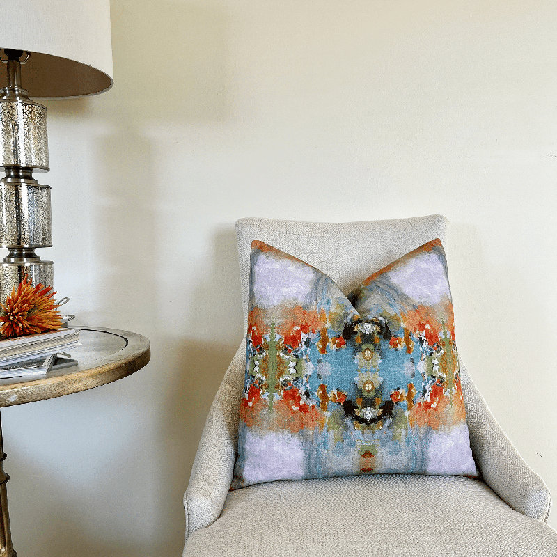 Housse de coussin Kaleidoscope, H 20 po x l 20 po, Melon dégradé
