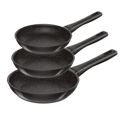 Marquina 3 Piece Aluminum Fry Pan Set