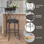 Tabouret de bar et de comptoir Dillard-41730825