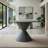 ACME Ansonia Dining Table, Faux Concrete