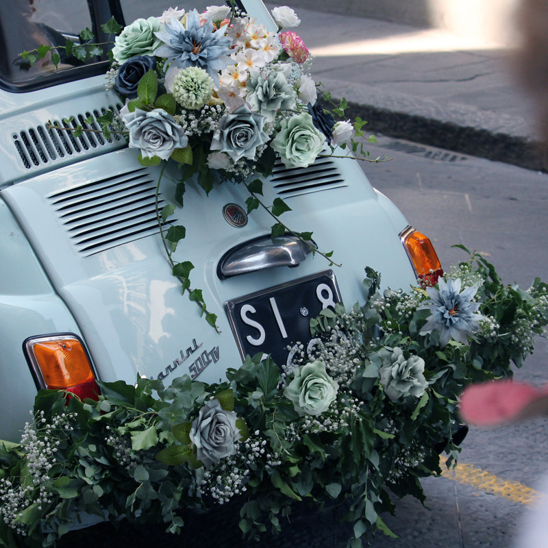 Boîte combinée de fleurs artificielles pour bricolage mariage bouquet de douche