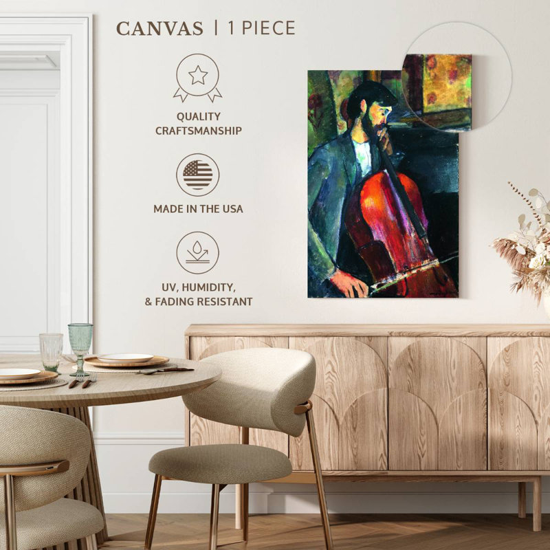 Leisha The Cellist, 51" H x 34" W