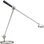 Lampe de bureau argentée 27 po Ayled