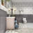 Maribell 83.5 " W Wall Mounted Wall Mounted 2 Double Vanity Bathroom Vanity With Acrylic Top-1524633074