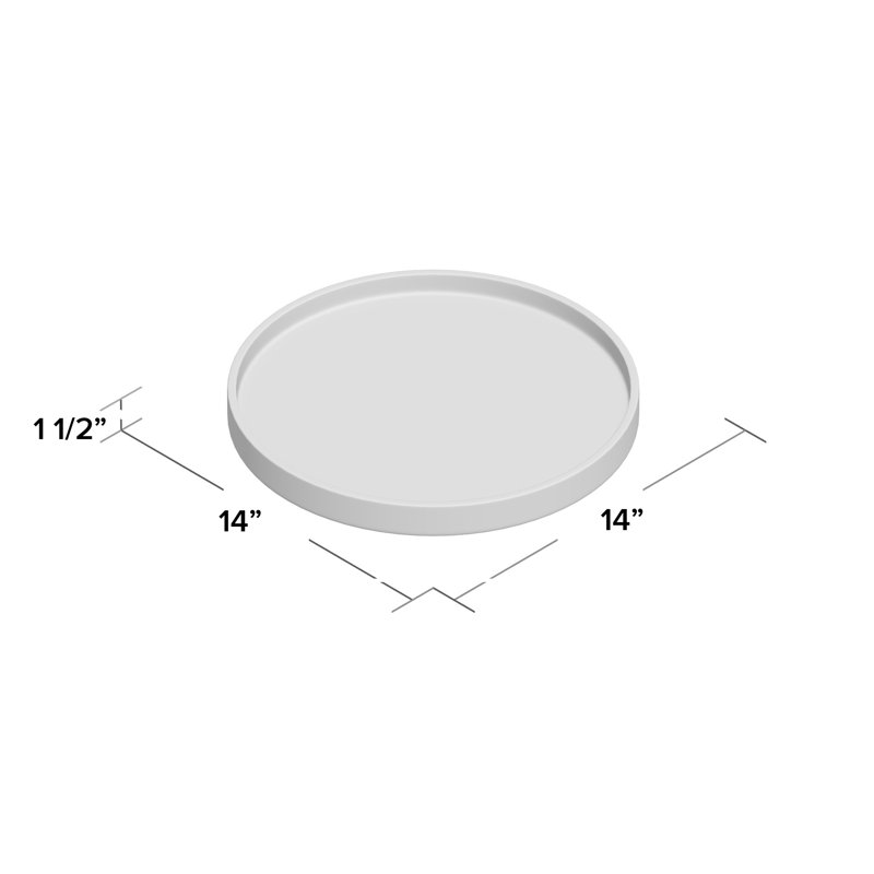 Ebern Designs Haowen Tray, Royal Blue