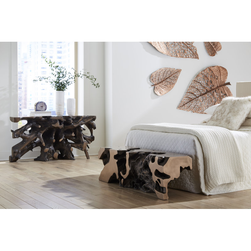 Banc en pierre blanche, Bronze