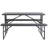 Carmilita Square Yes Outdoor Picnic Table , 59 " W 59 " D