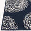 Tapis intérieur / extérieur bleu marine / ivoire Adaia-816933866