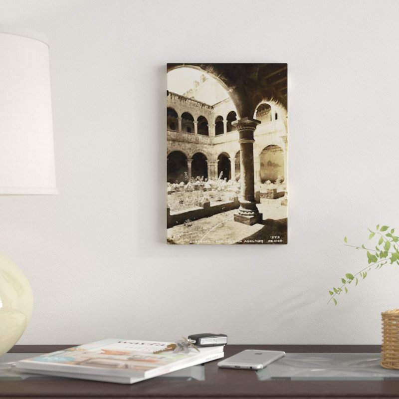 « old mexico ii », reproduction d’impression sur toile, H 12 po x l 8 po x P 0,75 po, Toile avec cadre noir
