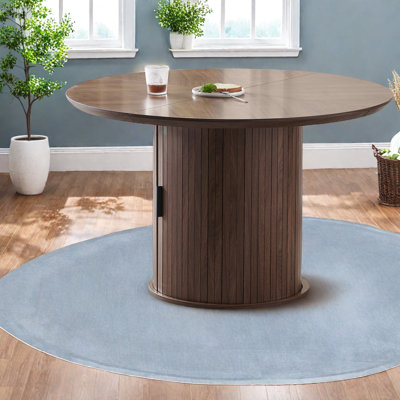 Grandes tables de salle à manger modernes avec rangement, conception en bois aggloméré pour la cuisine