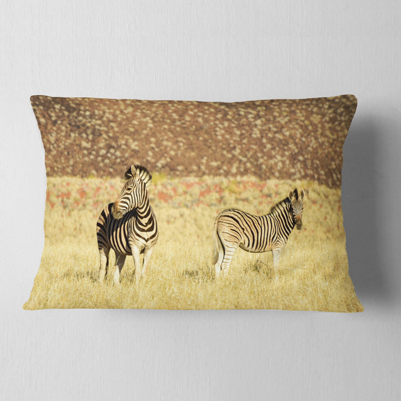 Coussin lombaire en namib zèbres