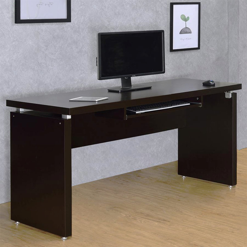 Bureau d'ordinateur avec tiroir à clavier