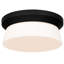 Plafonnier encastré noir intégré 11 pouces avec 1450 lumens 25W haute performance, 3 choix de température de couleur 3000K / 4000K 5000K, fonction à intensité variable, diffuseur en verre blanc gravé, facile