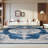 Barcus Navy/Light Gray Oriental Rug-2133757128