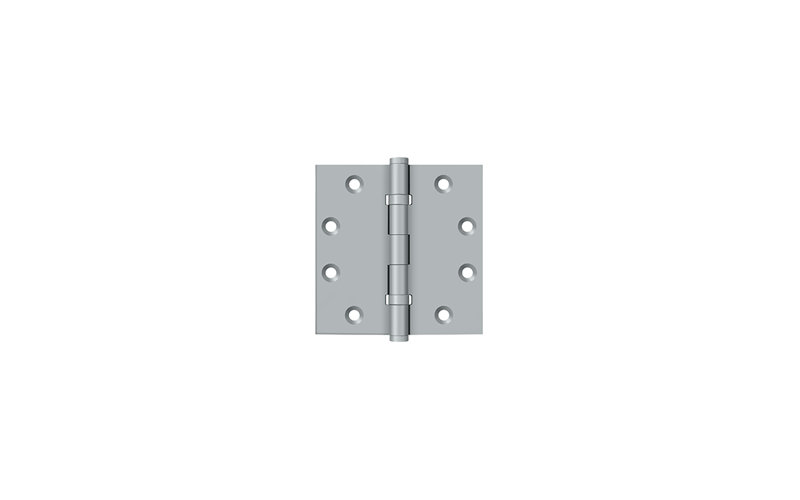 102'' x 102'' Butt Bearing Hinge, Brushed Chrome