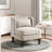 Elodie 27.5" Mid-Century Modern Armless Accent Chair-1583143896