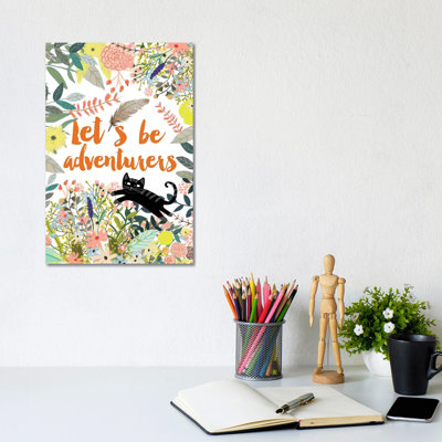 Let´S Be Adventurers II by Mia Charro - Wrapped Canvas Rectangle Print