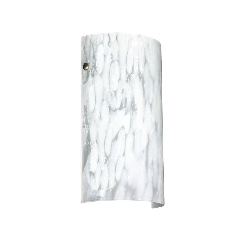 Tamburo 7 Flush Mounted Sconce, Satin Nickel, Carrera, Incandescent
