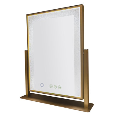 Arham Metal Flat Mirror with Shelves