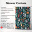Fonts - Rideau de douche Premium-97385650