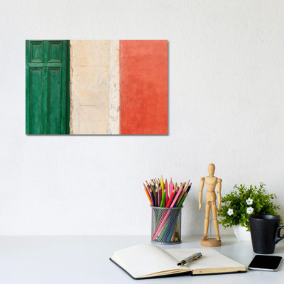 Italian Street Wall 1 Piece Wrapped Canvas Wall Art