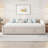 Full Size L-Shaped Upholstered Daybed with Twin Pop-Up Trundle for Extra Sleeping Space and Modern Comfort.-529100231