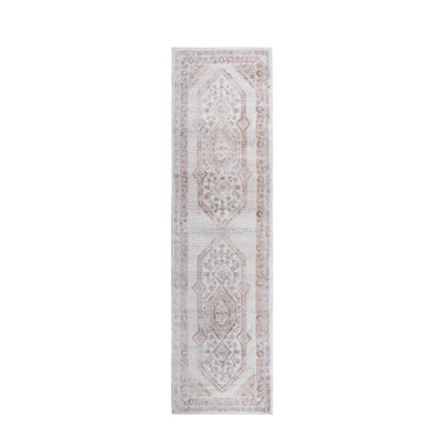 Bungalow Rose Vereen Collection Cream/ivory/bordered Non-shedding Living Room Bedroom Dining Home Office Stylish And Stain Resistant Area Rug