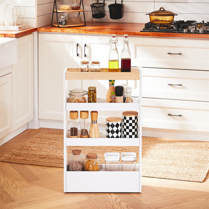 Wood Bar Cart