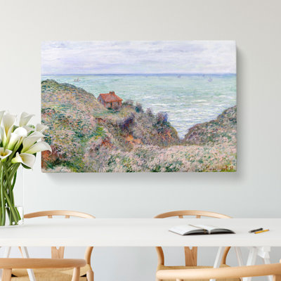 Cabin of the Customs Watch by Claude Monet - Wrapped Canvas