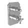 Astor 1/2" Square Thermostatic Trim Plate With Handle