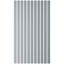 Adjustable Acrylic Slat Wall Panel Kit w/ 4"W Slats-97800225-97800229