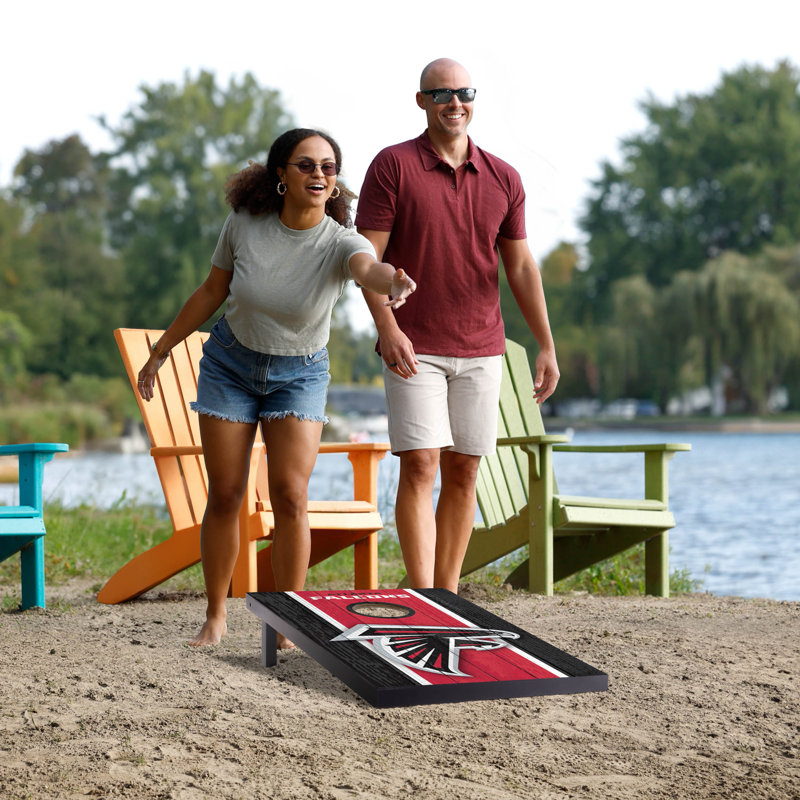 YouTheFan NFL 2'x3' MDF Cornhole w/ Bags, Atlanta Falcons