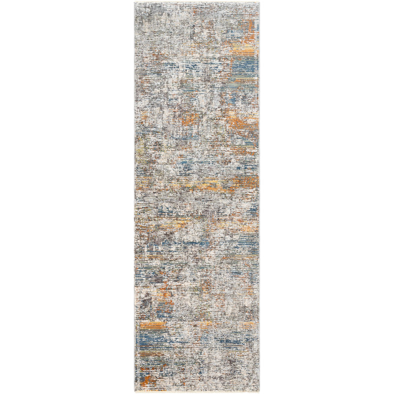 Mckeel Abstract Indoor Rug, Runner 3'3" x 8'