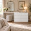 Commode double 6 tiroirs l 51,2 po Ameyaa-536827648